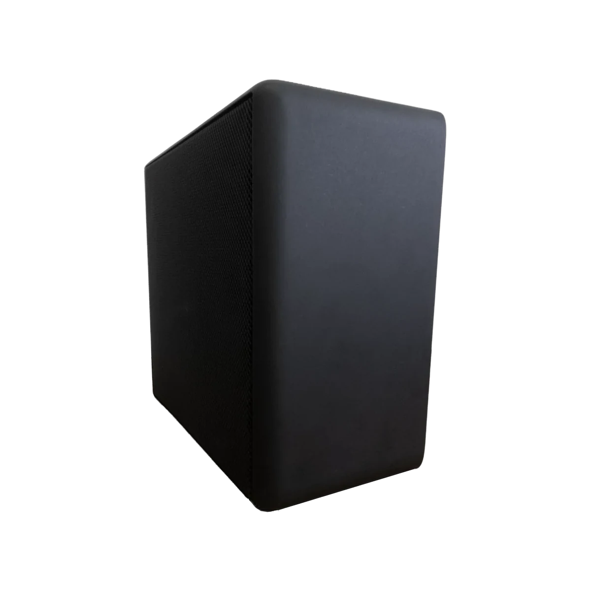 Cubo Premium IBS — caixa de sobrepor preta vista 3/4