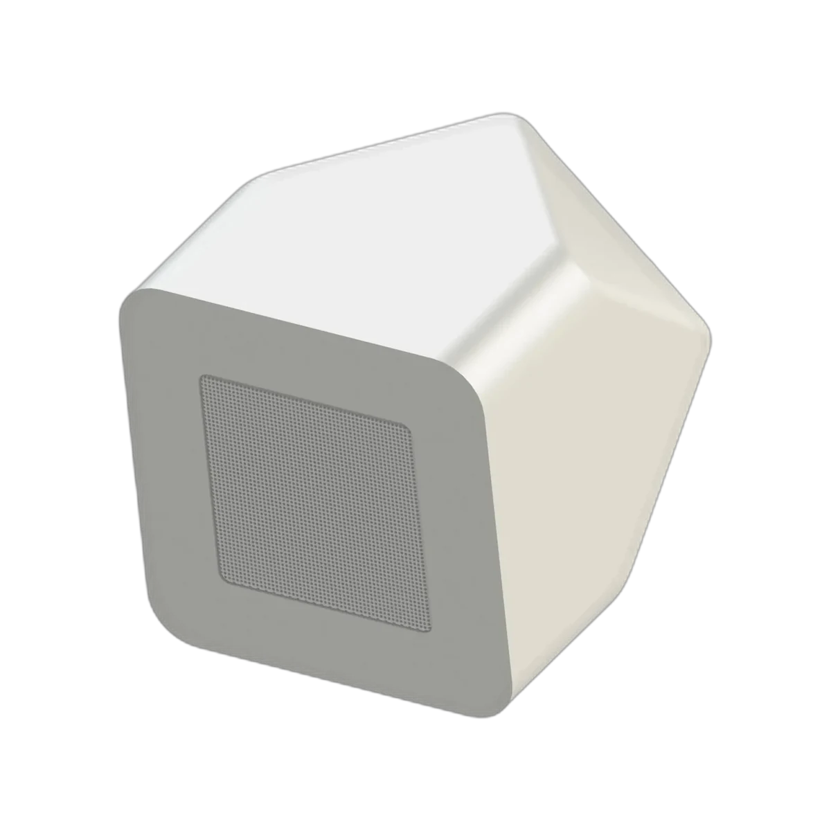 Cubo Gamer IBS — caixa de sobrepor pentagonal branca