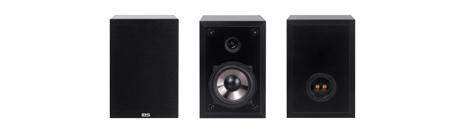 Caixas Acústicas Bookshelf IBS — par de caixas em MDF premium