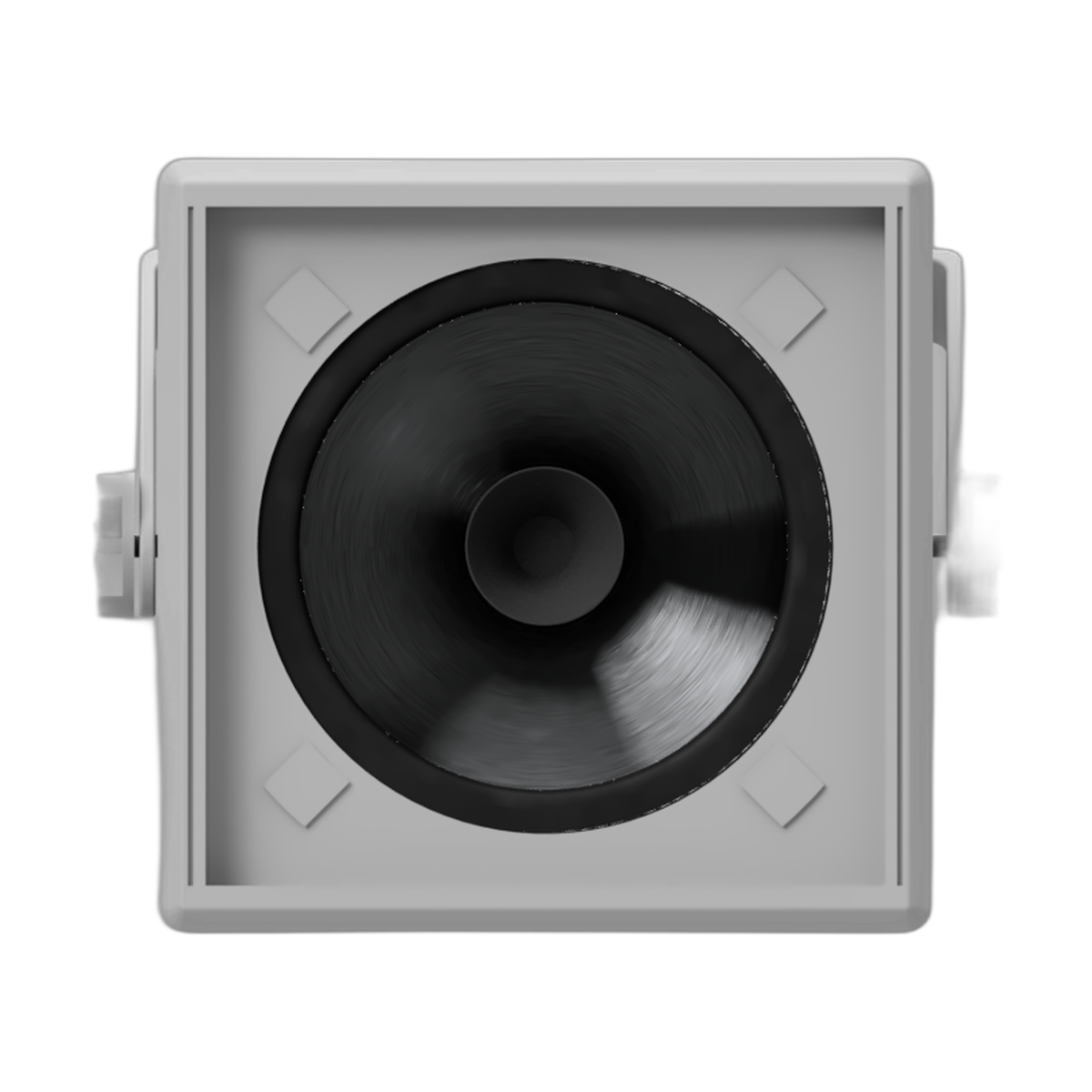 Cubo 6 Full Range branco — render perspectiva