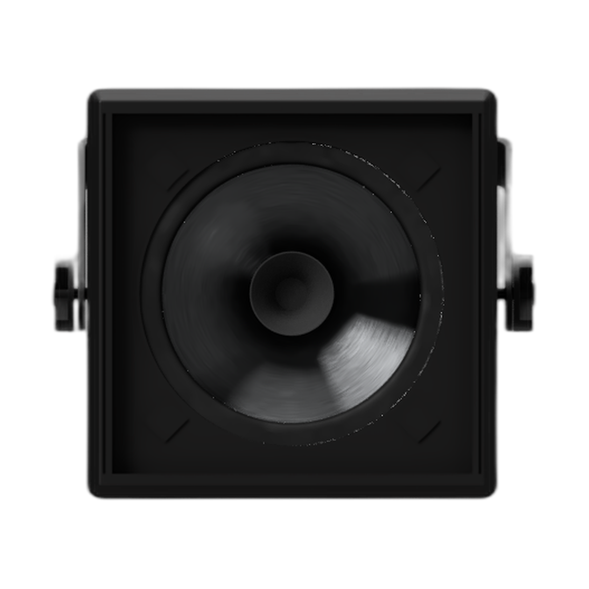 Cubo 6 Full Range preto — render perspectiva