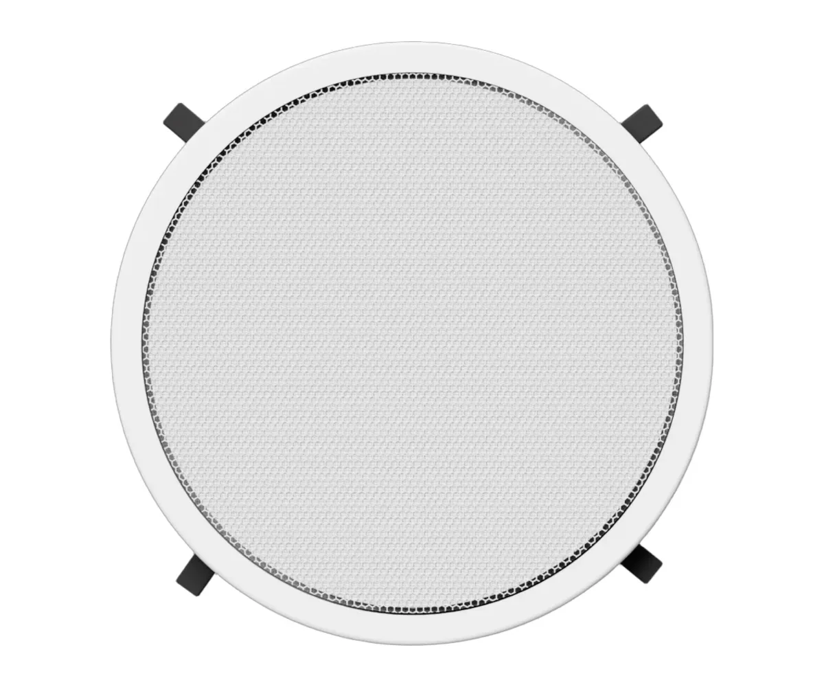 Caixa de Embutir IBS 6" — teto branca, detalhe do grille