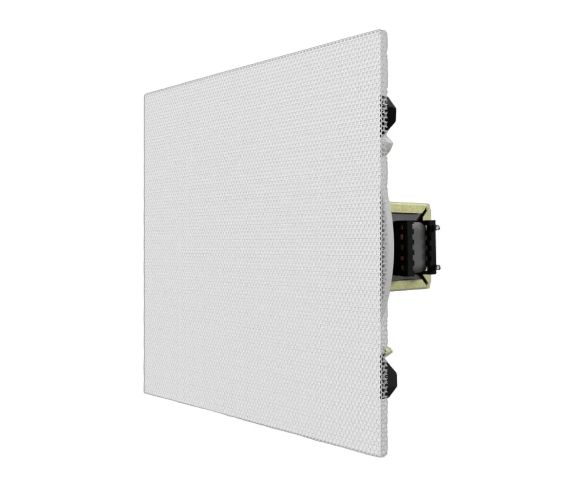 Caixa de Embutir IBS 6" — teto branca, vista lateral