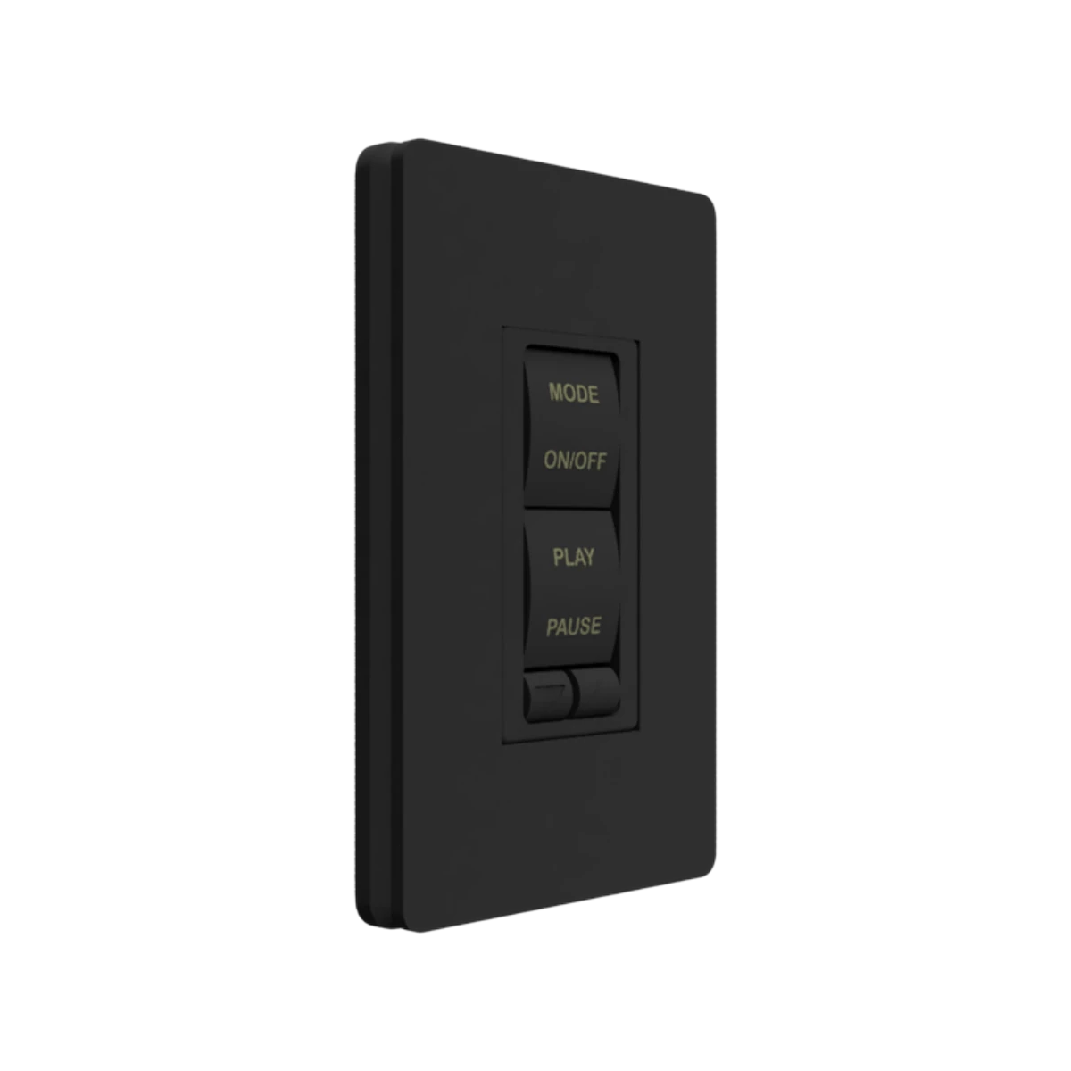 Wall AMP preto — perspectiva