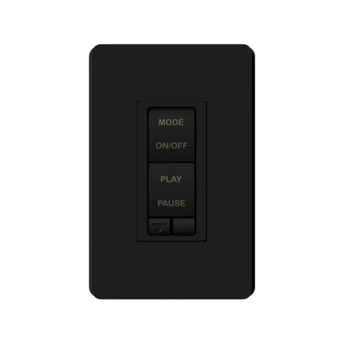 Wall AMP preto — vista frontal